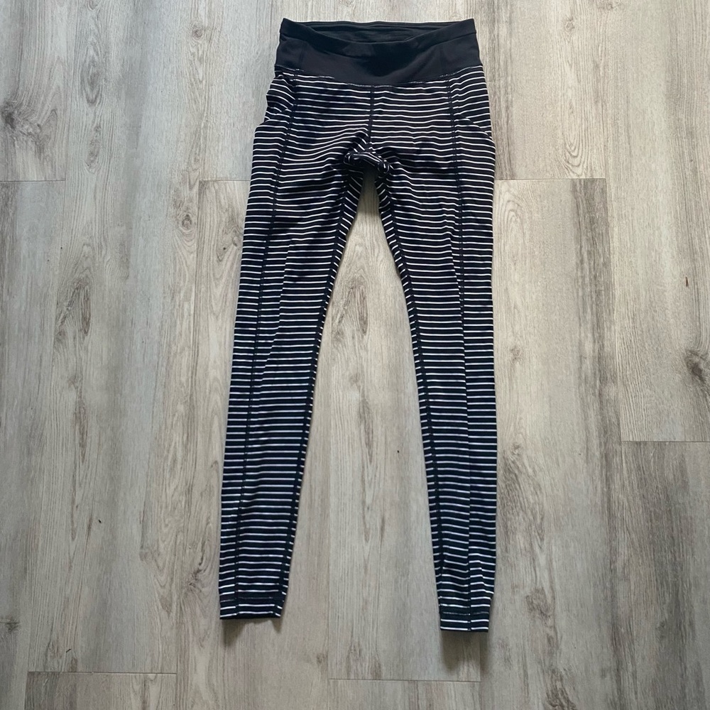 Striped lululemon leggings